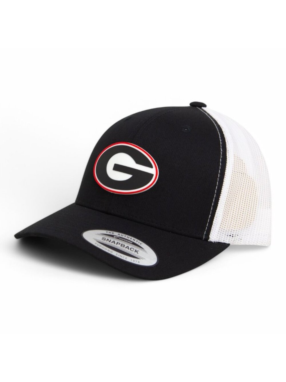 Georgia Bulldogs Power G 3D YP Snapback Trucker Hat- Black/ White